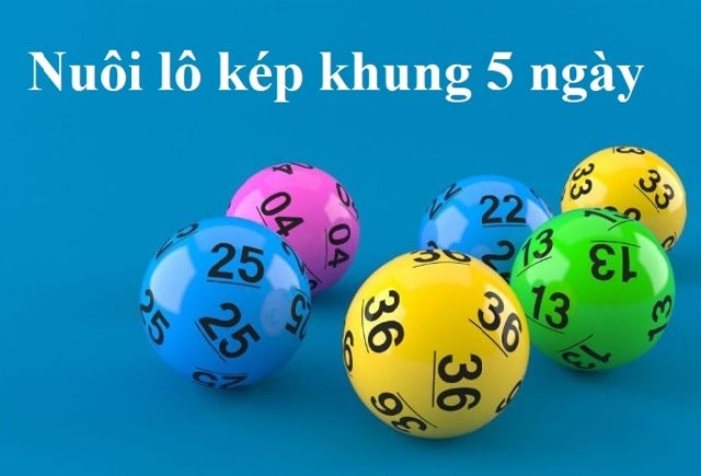 Soi cầu lô kép nuôi khung 5 ngày