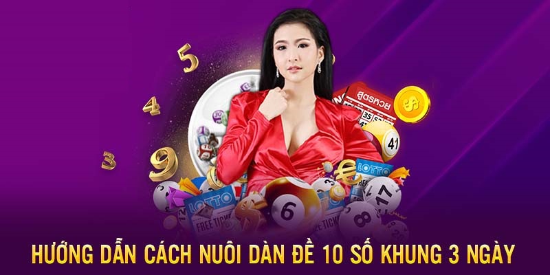 Hướng dẫn cách nuôi dàn đề 10 số khung 3 ngày