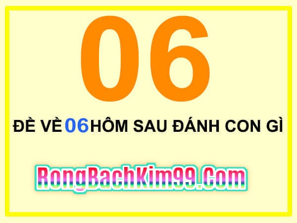 Đề Về 06 Bao Nhiêu Ngày Chưa Ra Mới Nhất